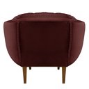 Ver imagem 5 de Kit 2 Poltronas Decorativa Marcela Veludo Marsala