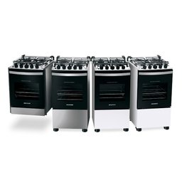 Fogão Brastemp 4 Bocas Mesa Inox Bfo4ebb - 12 Fogão Brastemp 4 Bocas Mesa Inox Bfo4ebb - 12