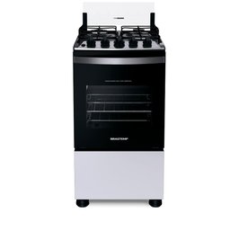 Fogão Brastemp 4 Bocas Mesa Inox Bfo4ebb - 1