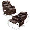 Poltrona do Papai Reclinável Baronesa Corino Marrom - 4