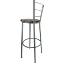 Ver imagem 2 de Kit 4 Banquetas Alta Prata Cozinha Gourmet Americana Balcão:marrom Floral