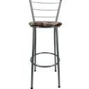 Ver imagem 4 de Kit 4 Banquetas Alta Prata Cozinha Gourmet Americana Balcão:marrom Floral