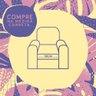 Capa Sofá 1 Lugar Impermeável Dupla Face 50cm Assento Marrom - 3