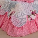 Ver imagem 3 de Cobre Leito Queen Belize 06 Peças Estampado com Rolinho e Almofadas