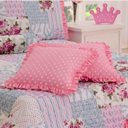 Ver imagem 2 de Cobre Leito Queen Belize 06 Peças Estampado com Rolinho e Almofadas