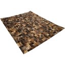 Ver imagem 2 de Tapete de couro marrom exótico 1,70x2,20 com borda