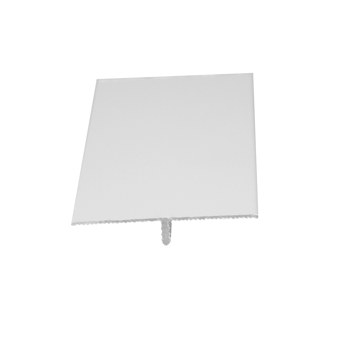 Perfil T 45mm com Base em Alumínio para Piso Laminado - Homeney - Branco - 3m - 2