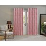 Cortina Jacquard Para Sala/quarto 200x180| Admirare:Rosé - 1