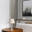 Ver imagem 5 de Abajur Cinza Decoração de Sala Paris Grande com Cúpula