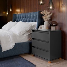 Mini Comoda Ej: Preto - 1