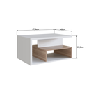Ver imagem 3 de Mesa de Centro com Nicho B92 Emovell:branco/montana