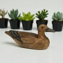 Ver imagem 2 de Escultura Decorativa Pato Madeira 15,5cm Espressione