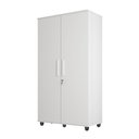 Ver imagem 6 de Kit Quarto Infantil Cama Montessoriana Baby com Colchão + Roupeiro Infantil Ouro com Chave - Branco