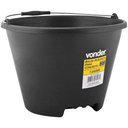 Ver imagem 1 de Balde Plástico para Concreto Preto 12 Litros - 33.15.012.000 - Vonder
