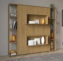 Ver imagem 2 de Cama Articulada de Casal com 8 Prateleiras e 2 Nichos Cm8040 Tecnomóbili