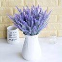Ver imagem 4 de 4 Ramos Plantas Lavanda Roxo Artificiais com 35 Folhas 40cm