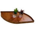 Ver imagem 3 de Bandeja Decorativa Folha Laminado Cinamomo