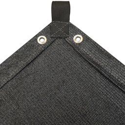 Tela Tenda Tipo Shade Pergolado 90% Preto 7X5,5 Bainha Ilhós - 1