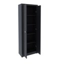 Ver imagem 3 de Armário para Escritório com 2 Portas 60cm Me4105 Tecno Mobili - Preto