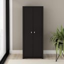 Ver imagem 1 de Armário para Escritório com 2 Portas 60cm Me4105 Tecno Mobili - Preto