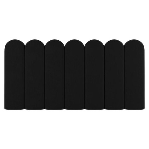 Painel Cabeceira Cama Box Solteiro Lana 90cm Linho Preto - Abmaza