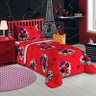 Kit Infantil Ladybug Edredom + Jogo Cama Estampa Corrida Lepper - 3