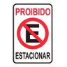 Placa Proibido Estacionar Garagem + - 1