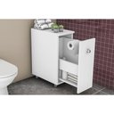 Ver imagem 1 de Multiuso Quarto Balcão BCM116 c/ 1 Gaveta Branco - Movelbento