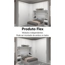 Ver imagem 7 de Guarda Roupa Dormitório Modulado Alpes Solteiro Espelho Porta Correr - Luciane M01e:branco