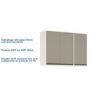 Ver imagem 6 de Armário Aéreo de Cozinha 120 Cm 3 Portas 5 Prateleiras Linea Luciane Móveis