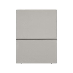 Cabeceira Estofada Solteiro Luna 90cm Suede Cinza Claro