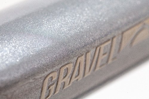 Quadro e Garfo Gravel Show 2023 Aro 700 Cinza Prata Alumínio - 4