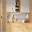 Ver imagem 6 de Cozinha Completa 100% MDF 6 Peças com Espaço para Micro-ondas e Tampo 340cm Aura Luciane Móveis