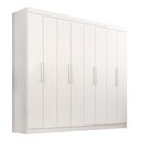 Ver imagem 1 de Guarda Roupa Espaçoso 08 Portas e 04 Gavetas Lisboa - Branco