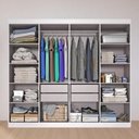 Ver imagem 3 de Guarda Roupa Espaçoso 08 Portas e 04 Gavetas Lisboa - Branco