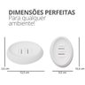 Saboneteira Porta Sabonete Banheiro Oval Luxo 12,5cm em Cimento - Branco - 5