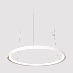 Pendente Led Metal Aluminio Branco 60w 3000k Giro - 2
