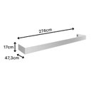 Ver imagem 2 de Conjunto de Rodapés para Cozinha 274cm 100% Mdf Phoenix Móvel na Caixa