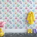 Ver imagem 2 de Papel de Parede Decorativo Baby Meninos e Meninas Desenhos Coloridos em Folha de Caderno 2,5m