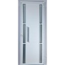 Ver imagem 2 de Porta de Alumínio Lambril Visor Duplo 210x80 Direita Branco