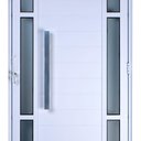 Ver imagem 4 de Porta de Alumínio Lambril Visor Duplo 210x80 Direita Branco