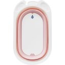 Ver imagem 5 de Banheira Baby Portátil Dobrável Flexível Rosa 16944 - Buba
