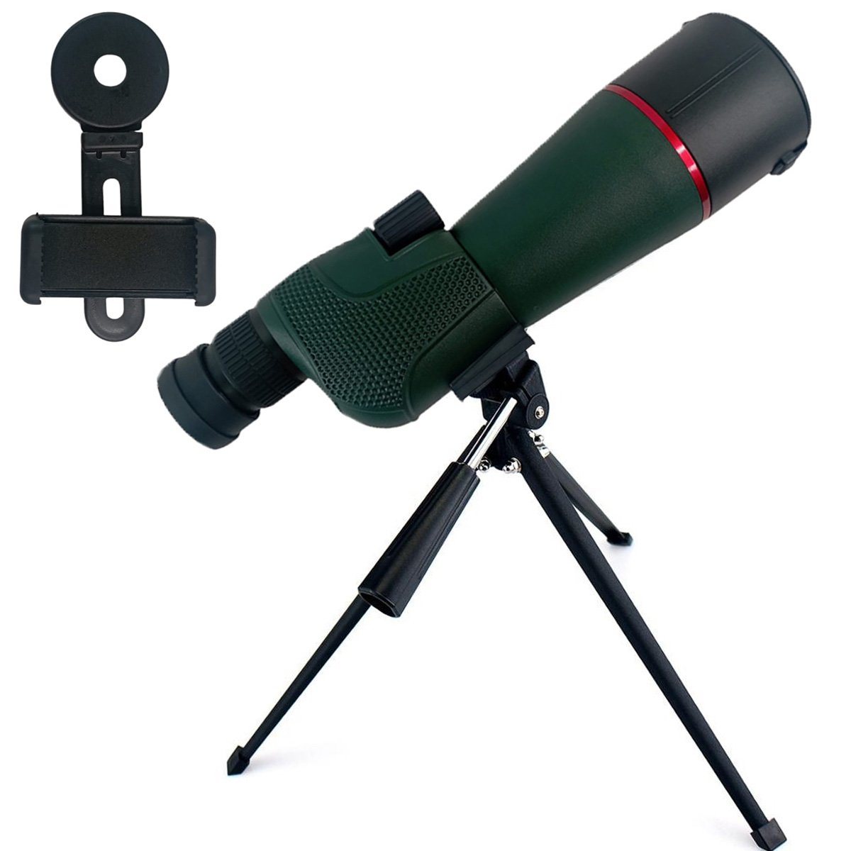 Luneta Telescopio Monocular Tripe Zoom Ajustavel Mira Alvo Caçada Camping Suporte Celular Astronomia - 1