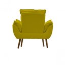 Ver imagem 7 de Kit C-02 Poltronas Opala + 01 Puff Redondo Danny Suede Amarelo