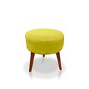 Ver imagem 3 de Kit C-02 Poltronas Opala + 01 Puff Redondo Danny Suede Amarelo