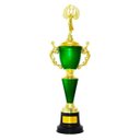 Ver imagem 2 de Troféu Futebol Medio Irmossi - Tamanho 88cm - 7220:dourado