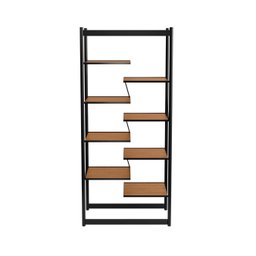 Estante Estilo Industrial Moderna Innovare com 8 Prateleiras Canela - 4