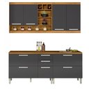 Ver imagem 1 de Cozinha Modulada com 4 Peças Burguesa Premium Mdf Nesher