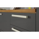 Ver imagem 5 de Cozinha Completa Modulada 4 Peças MDF Burguesa Freijó/Cinza - Nesher