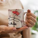 Ver imagem 3 de Caneca Flork Eu Te Amo do Tamanho